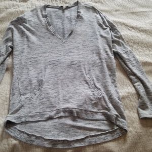 Express one eleven grey sweatshirt size small